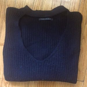 Black Mixology choker sweater. Medium